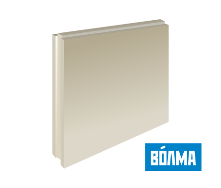  Плита пазогребневая полнотелая ВОЛМА (ПГП), 100 мм 